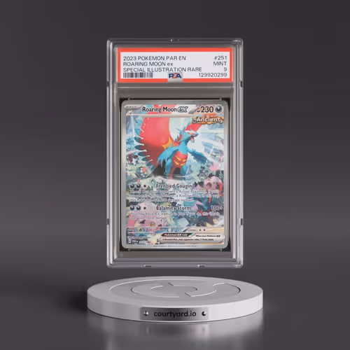 2023 Pokémon Par EN-Paradox Rift #251 Roaring Moon EX - Holo Special Illustration Rare (PSA 9 MINT)
