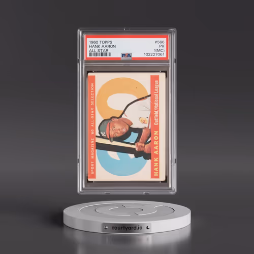 1960 Topps #566 Hank Aaron - All Star (PSA 1 PR)