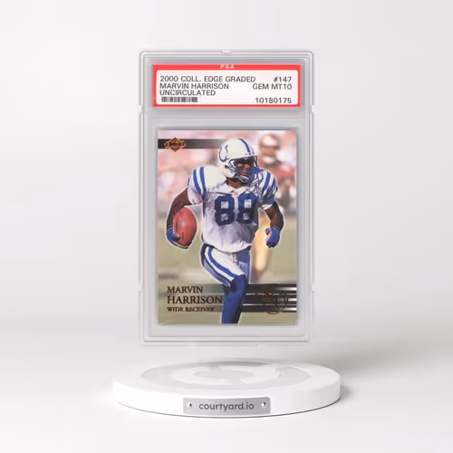 2000 Collector's Edge Graded #147 Marvin Harrison - Uncirculated (PSA 10 GEM MINT)