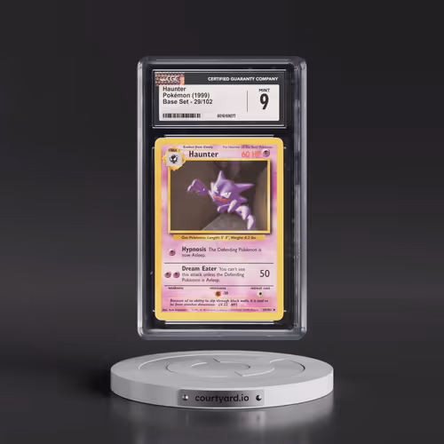 1999 Base Set #29/102 Haunter (CGC 9 MINT)