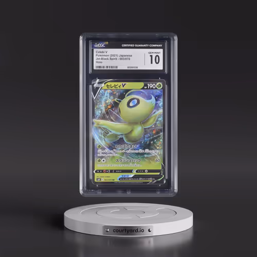 2021 Jet-Black Spirit #003/070 Celebi V - Holo (CGC 10 GEM MINT)