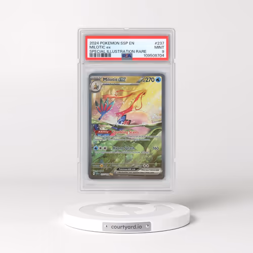 2024 Pokémon Ssp EN-Surging Sparks #237 Milotic EX - Holo Special Illustration Rare (PSA 9 MINT)