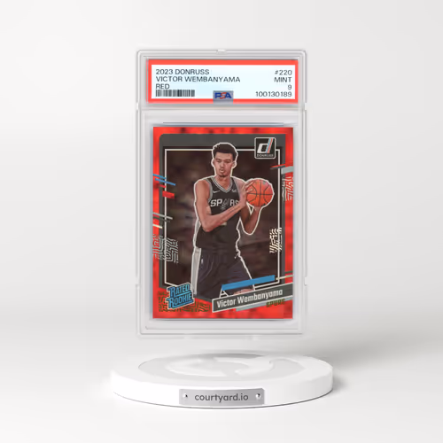 2023 Panini Donruss #220 Victor Wembanyama - Red (PSA 9 MINT)