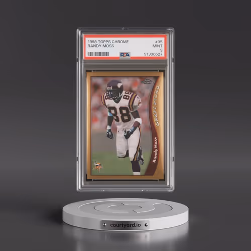 1998 Topps Chrome #35 Randy Moss (PSA 9 MINT)