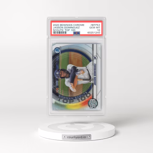 2020 Bowman Chrome Scouts' Top 100 #BTP53 Jasson Dominguez (PSA 10 GEM MINT)