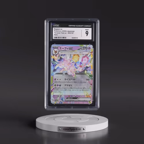 2024 Pokémon Sv8a-Terastal Fest EX #063 Espeon EX - Holo (CGC 9 MINT)