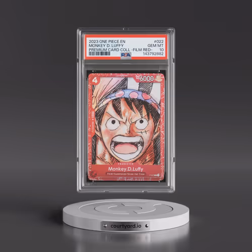 2023 One Piece Premium Card Collection -One Piece Film Red #022 Monkey D. Luffy (PSA 10 GEM MINT)