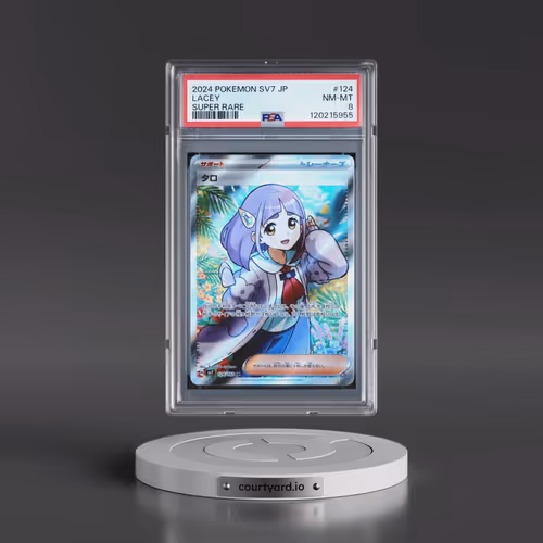 2024 Pokémon SV7-Stellar Miracle #124 Lacey - Super Rare (PSA 8 NM-MT)