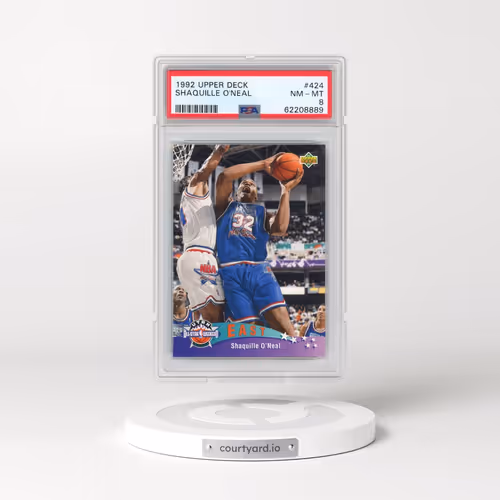 1992 Upper Deck #424 Shaquille O'Neal (PSA 8 NM-MT)