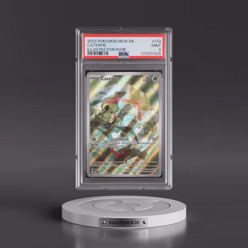 2023 Pokémon Mew EN-151 #172 Caterpie - Illustration Rare (PSA 9 MINT)