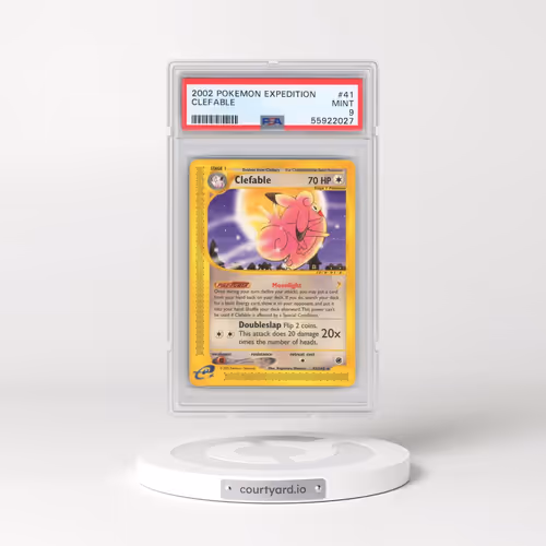 2002 Pokémon Expedition #41 Clefable (PSA 9 MINT)