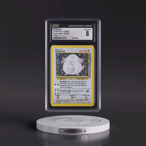 1999 Base Set #3/102 Chansey - Holo (CGC 8 NM-MT)