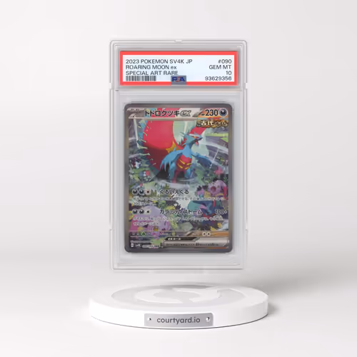 2023 Pokémon Sv4k-Ancient Roar #090 Roaring Moon EX - Holo Special Art Rare (PSA 10 GEM MINT)