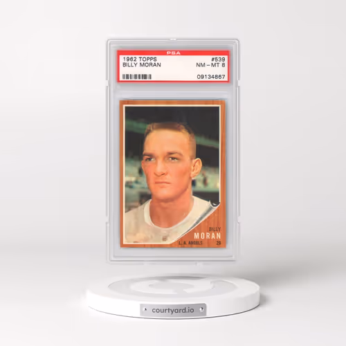 1962 Topps #539 Billy Moran (PSA 8 NM-MT)