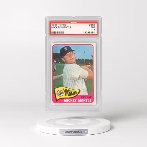 1965 Topps #350 Mickey Mantle (PSA 7 NM)