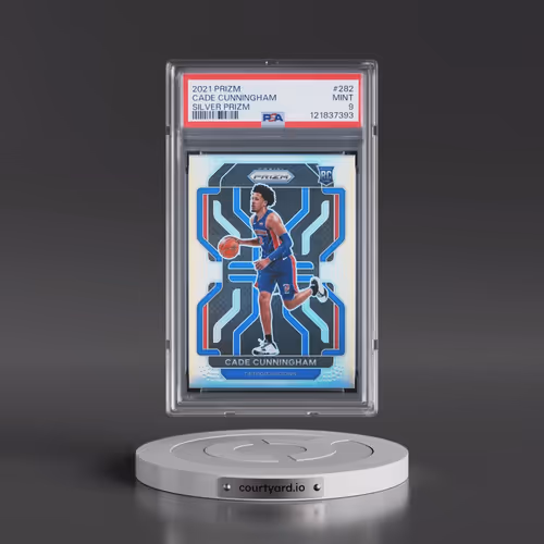 2021 Panini Prizm #282 Cade Cunningham - Silver Prizm (PSA 9 MINT)