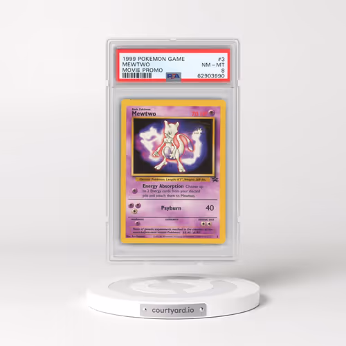 1999 Pokémon Game Movie #3 Mewtwo - Movie Promo (PSA 8 NM-MT)