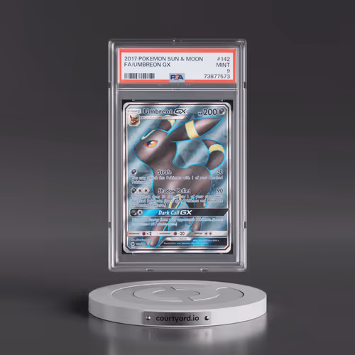 2017 Pokémon Sun & Moon #142 Umbreon GX - Holo Full Art (PSA 9 MINT)