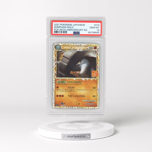 2021 Pokémon Promo Card Pack 25th Anniversary Edition #019 Donphan - Holo (PSA 10 GEM MINT)