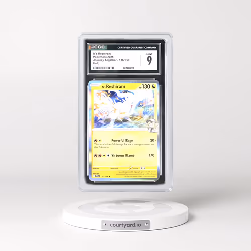 2025 Journey Together - JTG EN #116/159 N's Reshiram - Holo (CGC 9 MINT)