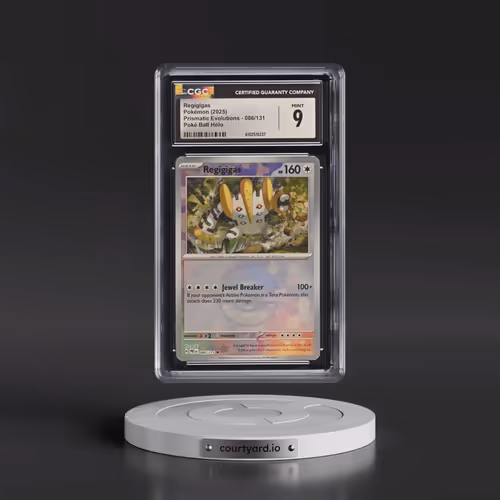 2024 Prismatic Evolutions - PRE EN #086/131 Regigigas - Poké Ball Holo (CGC 9 MINT)