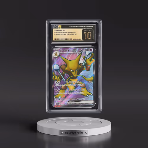 2023 Pokémon Card 151 #190/165 Alakazam ex - Super Rare Holo (CGC 10 PRISTINE)
