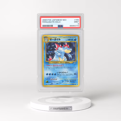 2000 Pokémon Neo #160 Feraligatr - Holo (PSA 9 MINT)