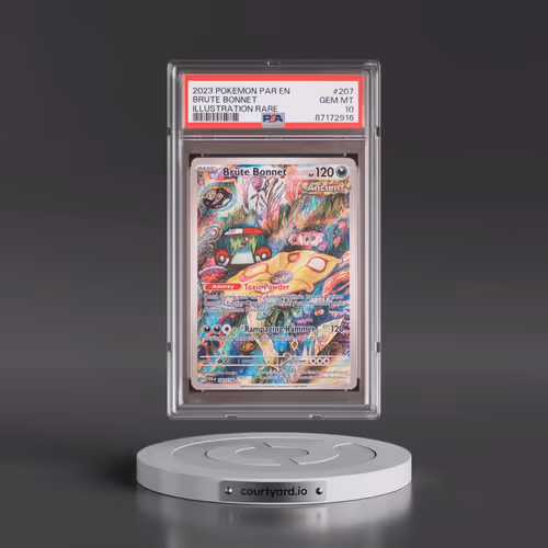 2023 Pokémon Par EN-Paradox Rift #207 Brute Bonnet - Illustration Rare (PSA 10 GEM MINT)