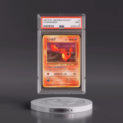 1997 Pokémon Rocket #4 Charmander (PSA 9 MINT)