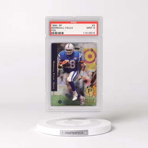 1994 SP #3 Marshall Faulk - Foil (PSA 9 MINT)