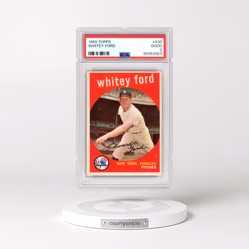 1959 Topps #430 Whitey Ford (PSA 2 GOOD)