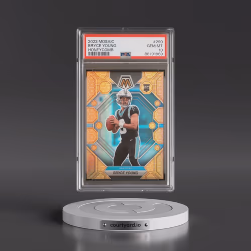 2023 Panini Mosaic #290 Bryce Young - Honeycomb (PSA 10 GEM MINT)