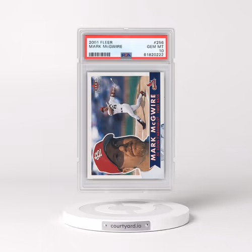 2001 Fleer #256 Mark McGwire (PSA 10 GEM MINT)