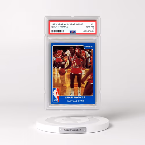 1983 Star All-Star Game #11 Isiah Thomas (PSA 8 NM-MT)