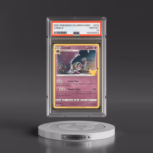 2021 Pokémon Celebrations #015 Lunala (PSA 10 GEM MINT)