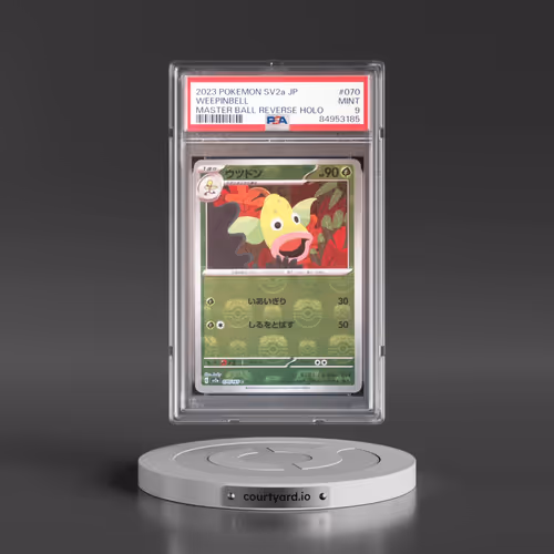 2023 Pokémon Sv2a-Pokemon 151 #070 Weepinbell - Reverse Holo Master Ball (PSA 9 MINT)