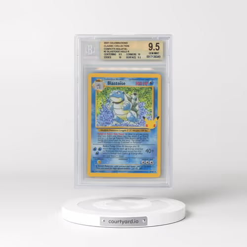 2021 Celebrations - Classic Collection #2 Blastoise - Base Set Holo (BGS 9.5 GEM MINT)
