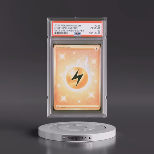2021 Pokémon Sword & Shield Evolving Skies #235 Lightning Energy - Secret (PSA 10 GEM MINT)