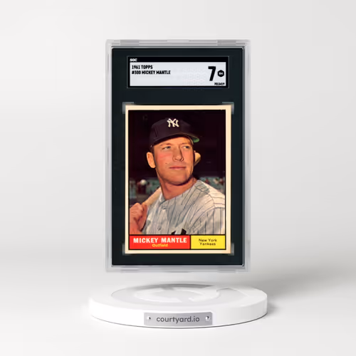 1961 Topps #300 Mickey Mantle (SGC 7 NM)