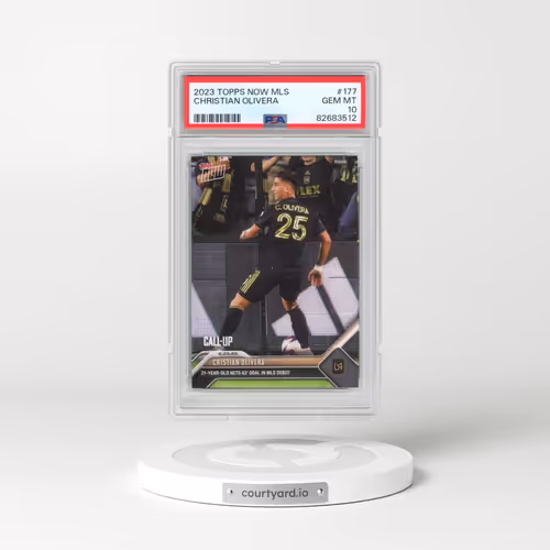 2023 Topps Now MLS #177 Cristian Olivera (PSA 10 GEM MINT)