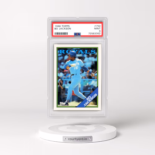 1988 Topps #750 Bo Jackson (PSA 9 MINT)
