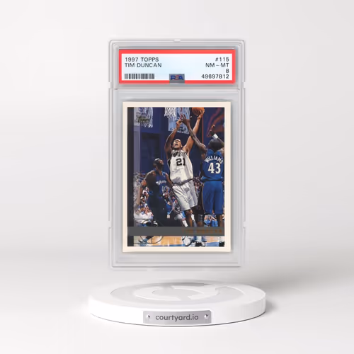 1997 Topps #115 Tim Duncan (PSA 8 NM-MT)