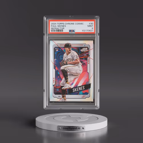 2024 Topps Chrome Cosmic #30 Paul Skenes - Refractor (PSA 9 MINT)
