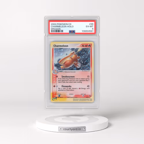 2003 Pokémon EX Dragon #99 Charmeleon - Holo (PSA 6 EX-MT)