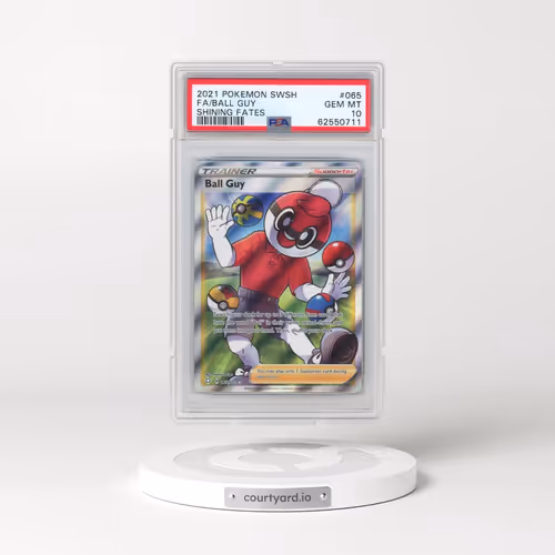 2021 Pokémon Sword & Shield Shining Fates #065 Ball Guy - Full Art (PSA 10 GEM MINT)