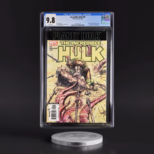 Incredible Hulk #92 CGC 9.8 White Pages (Marvel Comics, 4/06)