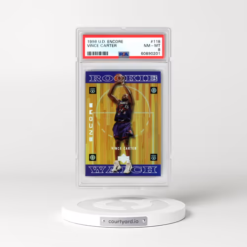 1998 Upper Deck Encore #118 Vince Carter (PSA 8 NM-MT)