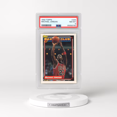 1992 Topps #205 Michael Jordan (PSA 8 NM-MT)