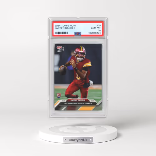 2024 Topps Now #19 Jayden Daniels (PSA 10 GEM MINT)