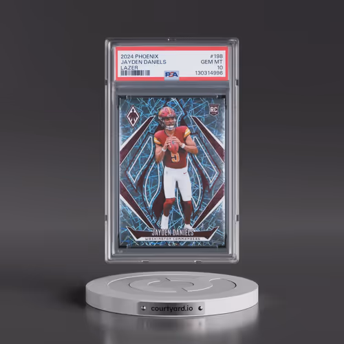 2024 Panini Phoenix #198 Jayden Daniels - Lazer (PSA 10 GEM MINT)